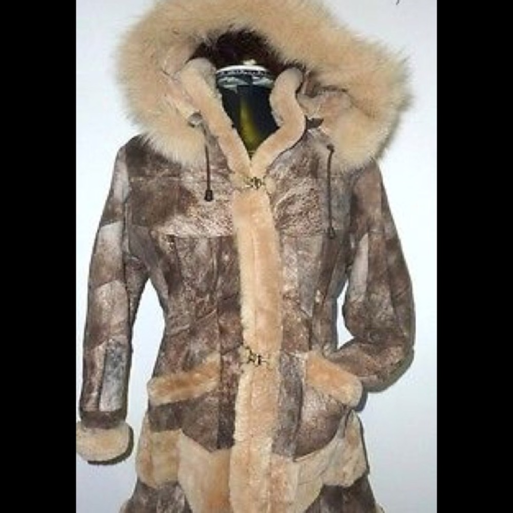 Sheep skin winter coat"
